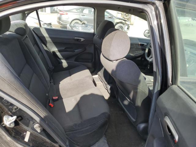 2HGFA16629H106985 - 2009 HONDA CIVIC LX-S Սև լուսանկար 10