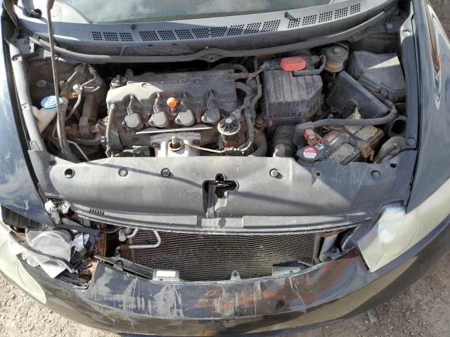 2HGFA16629H106985 - 2009 HONDA CIVIC LX-S Սև լուսանկար 11