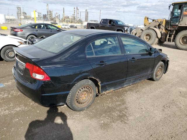 2HGFA16629H106985 - 2009 HONDA CIVIC LX-S Սև լուսանկար 3