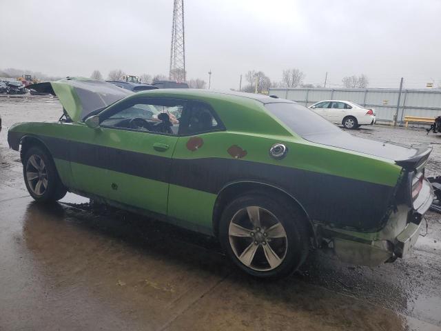 2C3CDZAG5JH270182 - 2018 DODGE CHALLENGER SXT GREEN photo 2