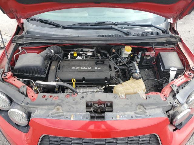 1G1JA6SH0D4206336 - 2013 CHEVROLET SONIC LS RED photo 11