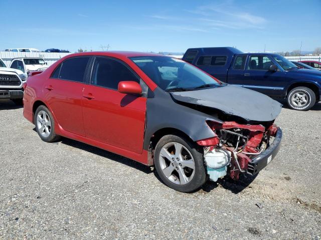 2T1BU4EE4BC708804 - 2011 TOYOTA COROLLA BASE RED photo 4