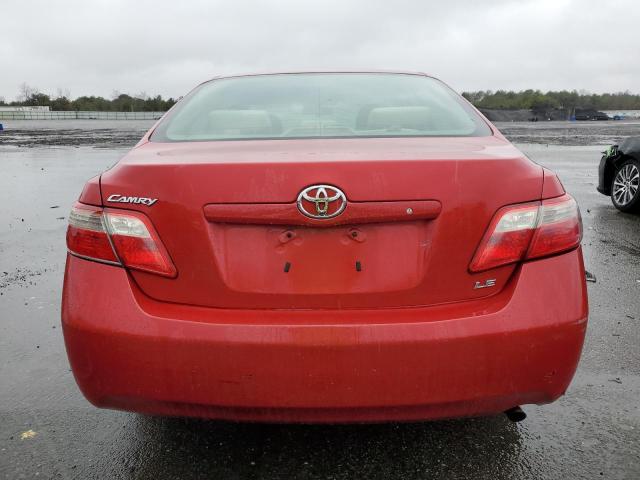 4T1BE46K08U253636 - 2008 TOYOTA CAMRY CE RED photo 6
