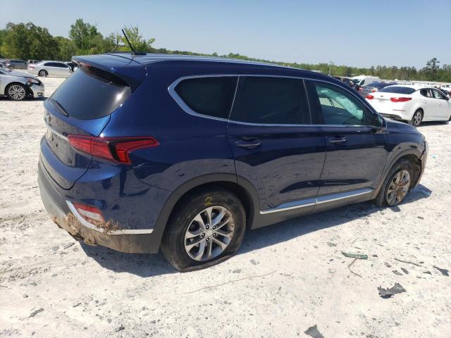 5NMS23AD3KH064610 - 2019 HYUNDAI SANTA FE SE BLUE photo 3