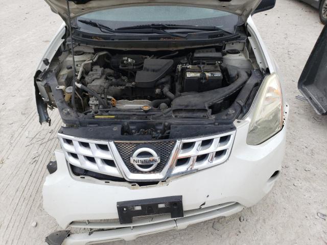 JN8AS5MT5BW172545 - 2011 NISSAN ROGUE S WHITE photo 11