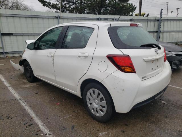 VNKKTUD39GA060236 - 2016 TOYOTA YARIS L WHITE photo 2