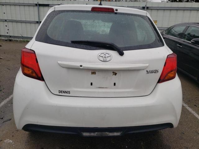 VNKKTUD39GA060236 - 2016 TOYOTA YARIS L WHITE photo 6