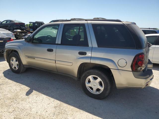 1GNDT13S222373406 - 2002 CHEVROLET TRAILBLAZE GRAY photo 2