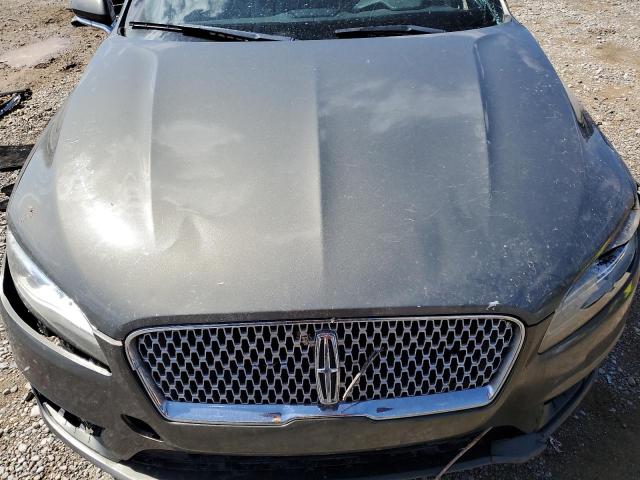 3LN6L5F91HR639287 - 2017 LINCOLN MKZ RESERVE ნაცრისფერი ფოტო 11