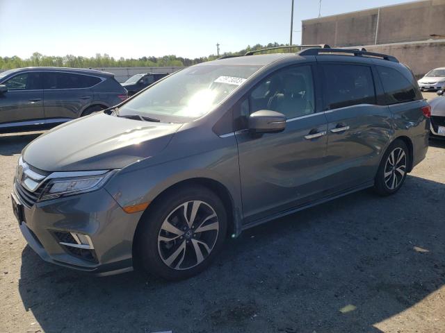 5FNRL6H92JB067593 - 2018 HONDA ODYSSEY ELITE GRAY photo 1