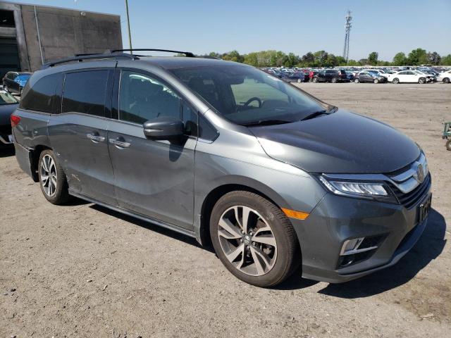 5FNRL6H92JB067593 - 2018 HONDA ODYSSEY ELITE GRAY photo 4