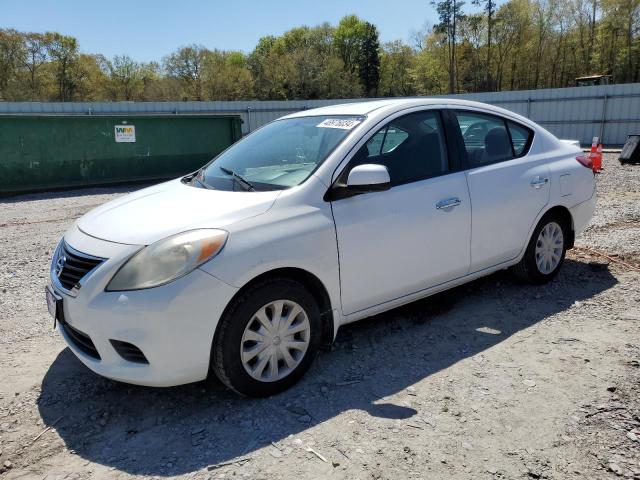 3N1CN7AP8EL839345 - 2014 NISSAN VERSA S WHITE photo 1