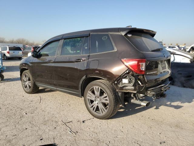 5FNYF7H58LB005687 - 2020 HONDA PASSPORT EXL أسود صورة 2