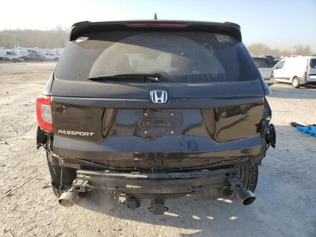 5FNYF7H58LB005687 - 2020 HONDA PASSPORT EXL أسود صورة 6