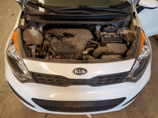 KNADM5A30D6262497 - 2013 KIA RIO LX WHITE photo 11