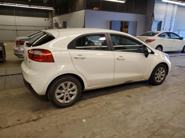 KNADM5A30D6262497 - 2013 KIA RIO LX WHITE photo 3