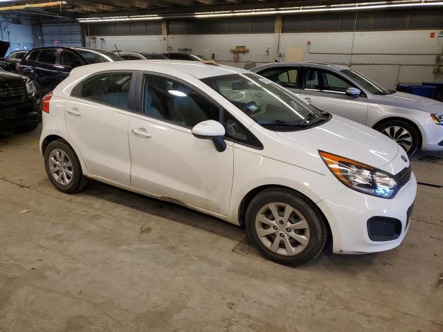 KNADM5A30D6262497 - 2013 KIA RIO LX WHITE photo 4