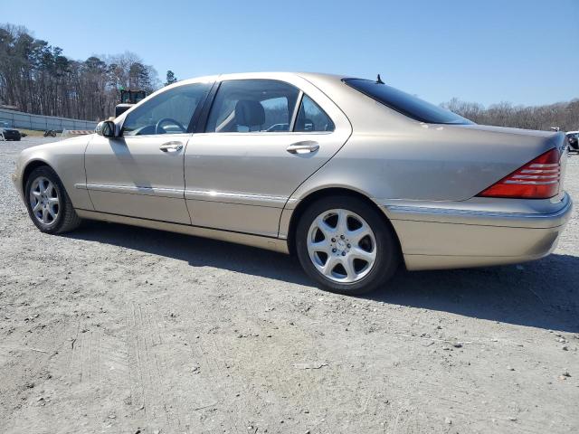 WDBNG83J83A344838 - 2003 MERCEDES-BENZ S 430 4MATIC GOLD photo 2