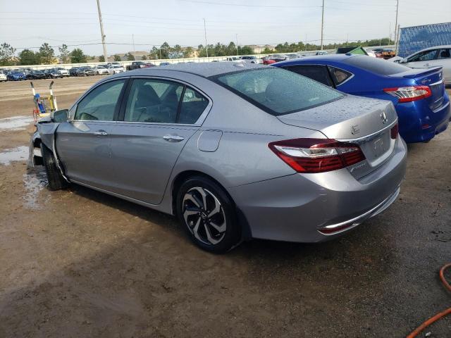 1HGCR2F85HA106544 - 2017 HONDA ACCORD EXL SILVER photo 2