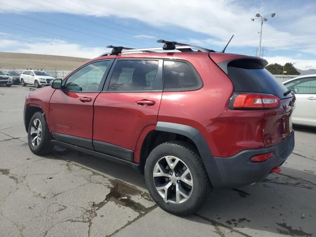 1C4PJMBS0FW772215 - 2015 JEEP CHEROKEE TRAILHAWK BURGUNDY photo 2