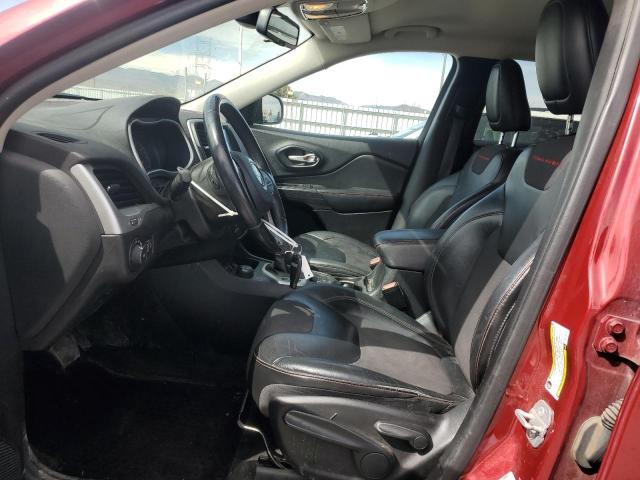 1C4PJMBS0FW772215 - 2015 JEEP CHEROKEE TRAILHAWK BURGUNDY photo 7
