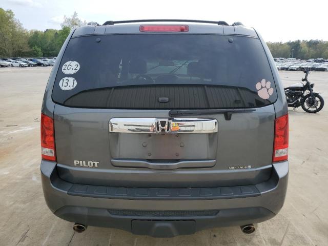 5FNYF3H52DB011172 - 2013 HONDA PILOT EXL BLACK photo 6