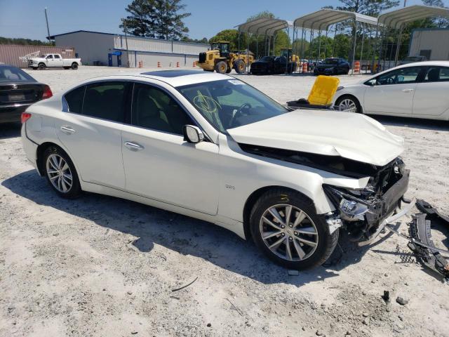 JN1CV7AP1HM642141 - 2017 INFINITI Q50 BASE WHITE photo 4