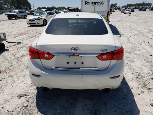 JN1CV7AP1HM642141 - 2017 INFINITI Q50 BASE WHITE photo 6