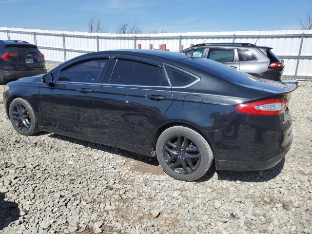 3FA6P0H77ER392141 - 2014 FORD FUSION SE BLACK photo 2