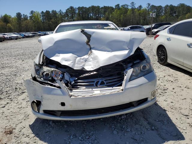 JTHBK1EG9B2437922 - 2011 LEXUS ES 350 WHITE photo 5