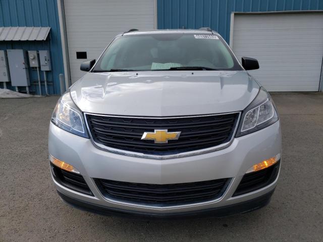 1GNKVFED8DJ149451 - 2013 CHEVROLET TRAVERSE LS SILVER photo 5