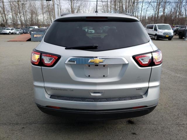 1GNKVFED8DJ149451 - 2013 CHEVROLET TRAVERSE LS SILVER photo 6