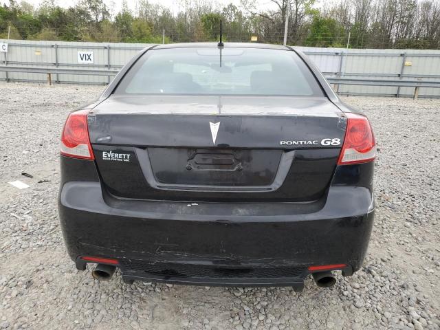 6G2ER57759L157893 - 2009 PONTIAC G8 BLACK photo 6