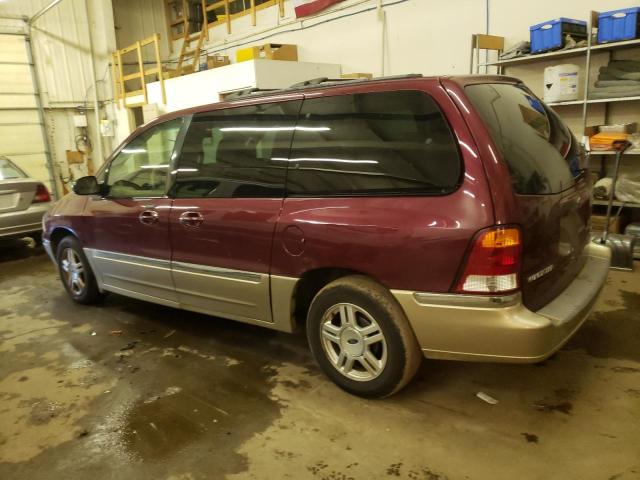 2FMDA56481BA77894 - 2001 FORD WINDSTAR SEL RED photo 2