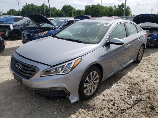 5NPE34AF1HH582602 - 2017 HYUNDAI SONATA SPORT GRAY photo 2