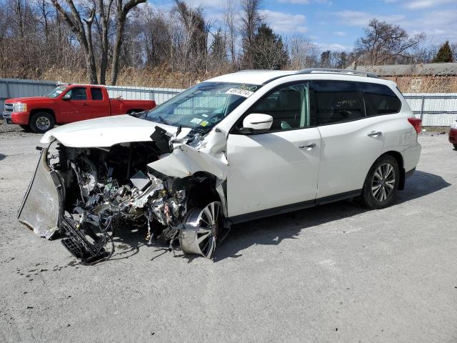 5N1DR2MM6KC654692 - 2019 NISSAN PATHFINDER S WHITE photo 1