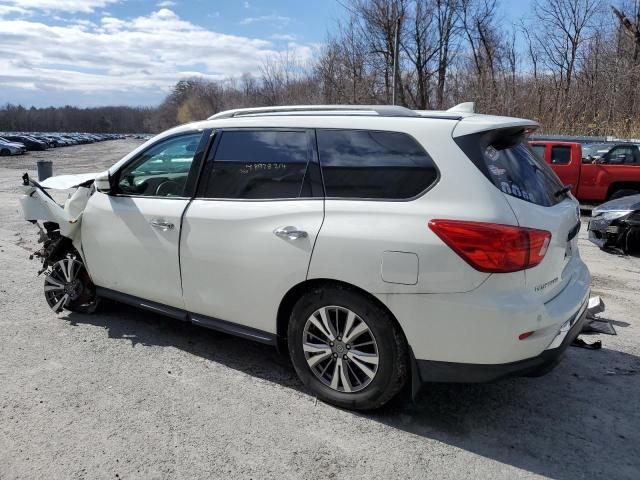 5N1DR2MM6KC654692 - 2019 NISSAN PATHFINDER S WHITE photo 2