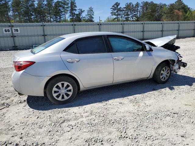 5YFBURHE7JP832511 - 2018 TOYOTA COROLLA L SILVER photo 3