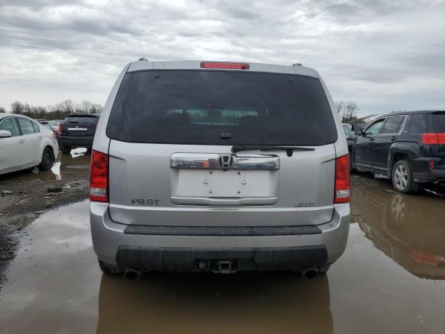 5FNYF4H61AB024456 - 2010 HONDA PILOT EXL SILVER photo 6