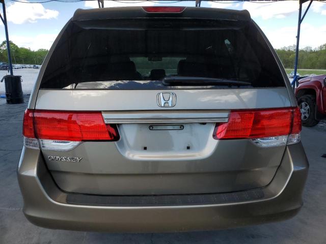 5FNRL38659B402541 - 2009 HONDA ODYSSEY EXL BROWN photo 6