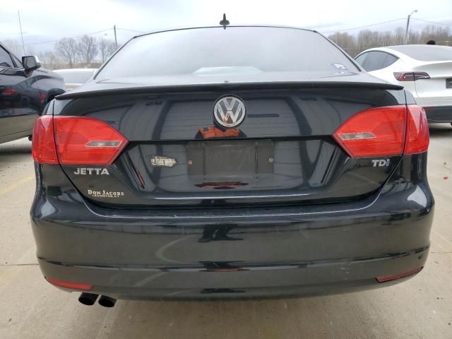 3VWLL7AJ4CM380687 - 2012 VOLKSWAGEN JETTA TDI Սև լուսանկար 6