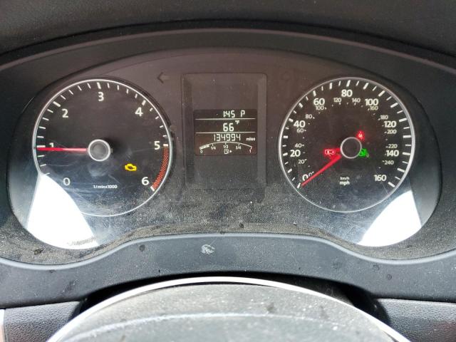 3VWLL7AJ4CM380687 - 2012 VOLKSWAGEN JETTA TDI Սև լուսանկար 9