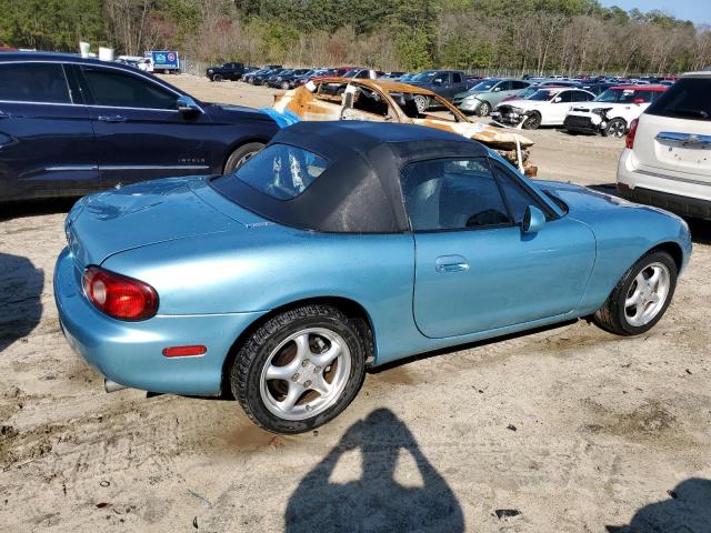 JM1NB353310216401 - 2001 MAZDA MX-5 MIATA BASE TURQUOISE photo 3