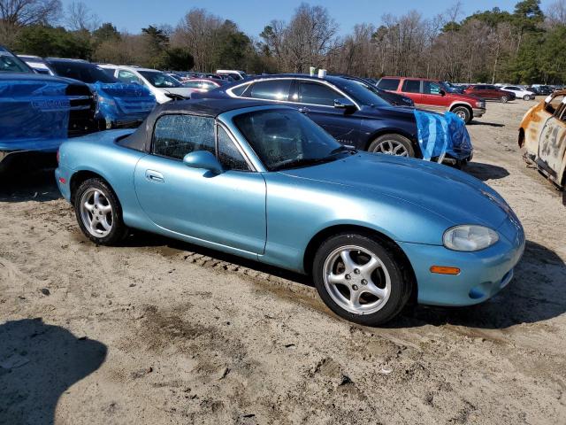 JM1NB353310216401 - 2001 MAZDA MX-5 MIATA BASE TURQUOISE photo 4