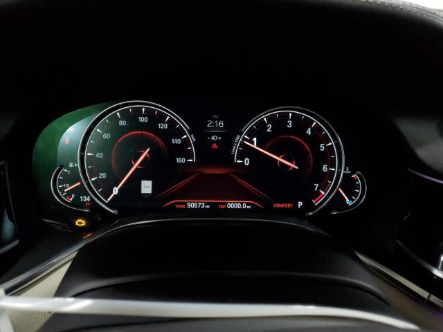 WBA7F2C51GG416380 - 2016 BMW 750I XDRIV XI BLUE photo 9