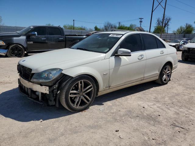 WDDGF4HB9CR223704 - 2012 MERCEDES-BENZ C 250 BEIGE photo 1