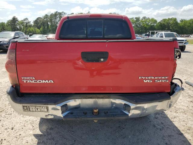 3TMJU62N38M058729 - 2008 TOYOTA TACOMA DOUBLE CAB PRERUNNER RED photo 6