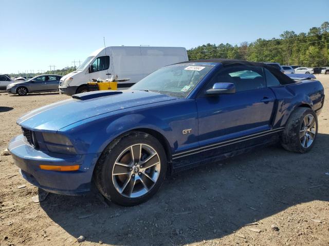 1ZVHT85H985163328 - 2008 FORD MUSTANG GT BLUE photo 1