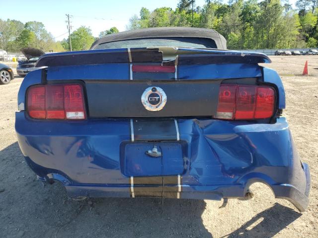 1ZVHT85H985163328 - 2008 FORD MUSTANG GT BLUE photo 6
