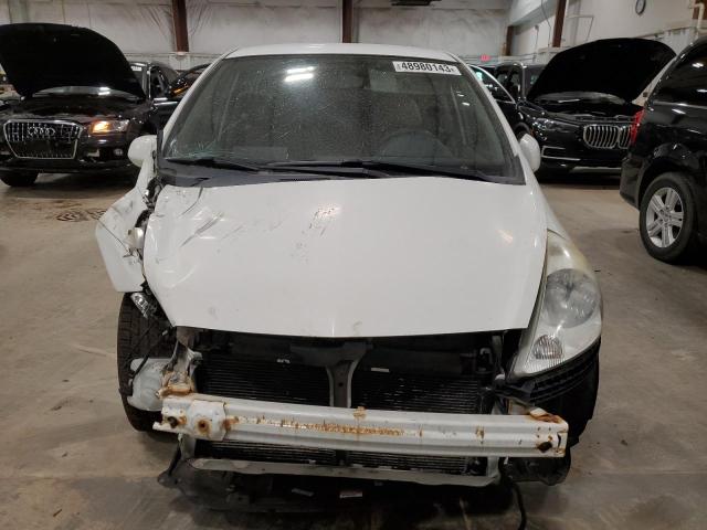 JHMGD38697S021407 - 2007 HONDA FIT S WHITE photo 5